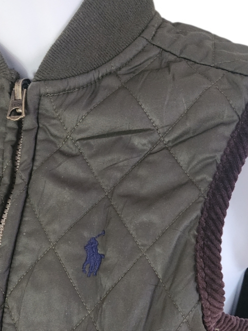 Polo Ralph Lauren Quilted Water-Repellent Vest Kids Unisex Sz 8 - Picture 5 of 10